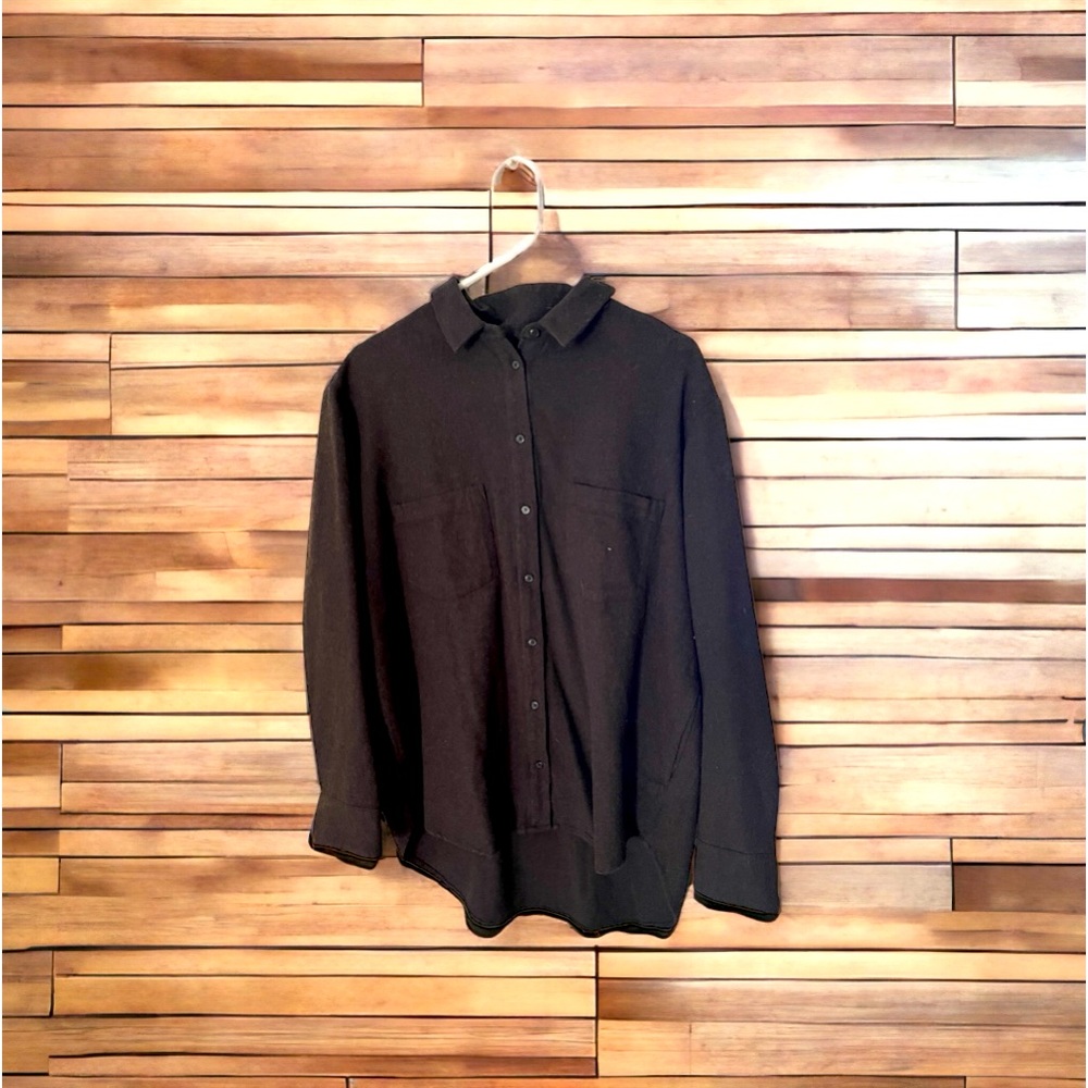 Women’s large button down flannel shirt